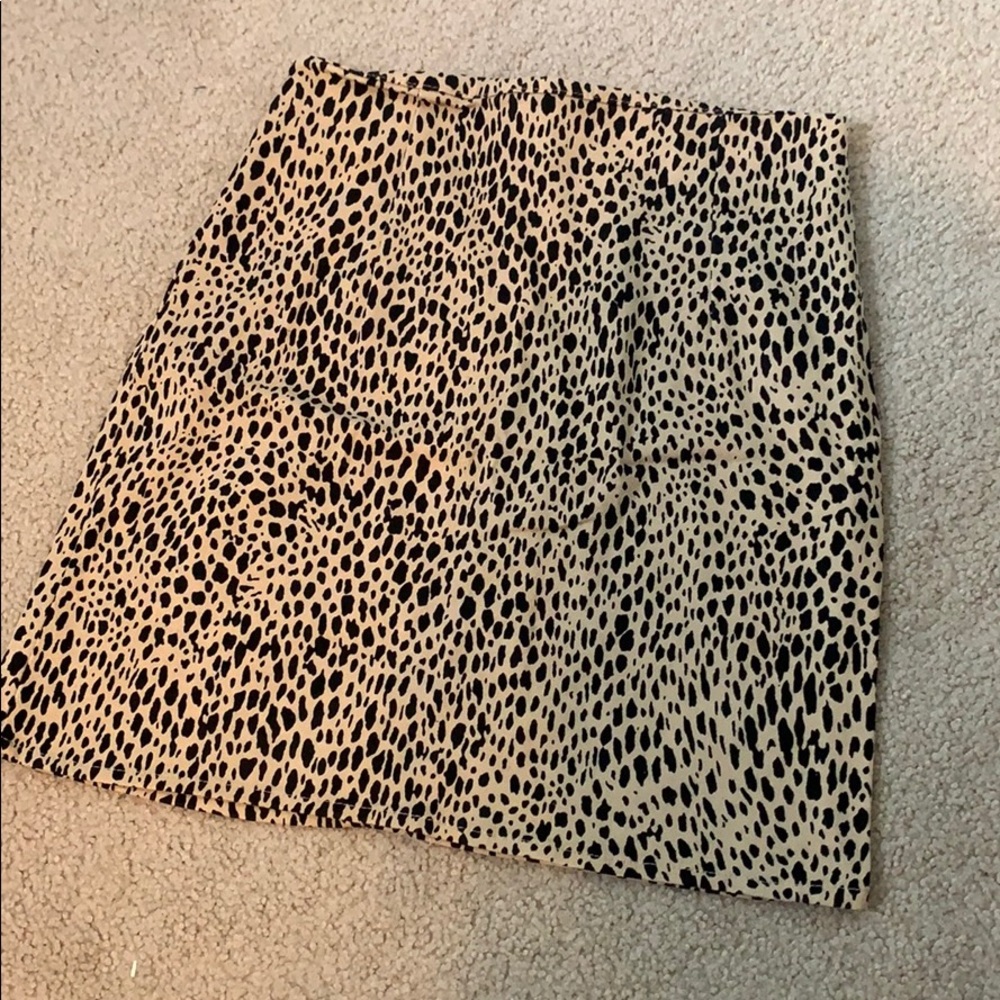 Leopard Brandy Melville Mini Skirt